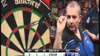 RTL 7 PDC Darts Premier Leage 2011 Belfast TaylorJenkins Round3 [upl. by Emie]