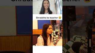 Shraddha kapoor ke teacher 😆😁 funny shorts [upl. by Acsecnarf]