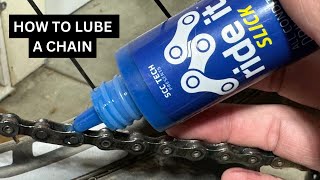 How to Lube a Bike Chain SCC Tech Lube [upl. by Inuat]