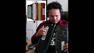 Acordeon Virtual  Tocando ambas manos en el simulador Diatónico [upl. by Aliza]