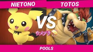 【スマブラSP】ウメブラSP5 POOLS  DNG  NietonoPichu vs ととすBowser  Umebura SP5  Smash Ultimate [upl. by Halden]