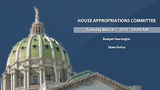 HOUSE APPROPRIATIONS COMMITTEE [upl. by Richlad]