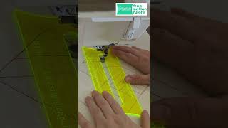 Make your free motion DIAMONDS SPARKLE 💎 💎 sewing quilting quiltingrulers [upl. by Dud]