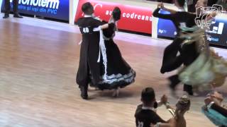 Alberetti  Dionigi ITA  2014 Euro Youth STD R4 T  DanceSport Total [upl. by Yajet]