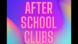 Gunston After School Clubs 20232024 [upl. by Ahsinyar85]