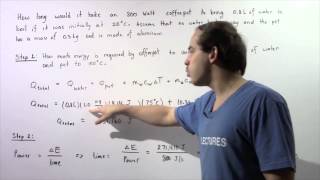 Specific Heat Example [upl. by Fowkes747]