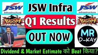 jsw infra Q1 results 2025  jsw infra share latest news  jsw steel share news today [upl. by Agathe214]