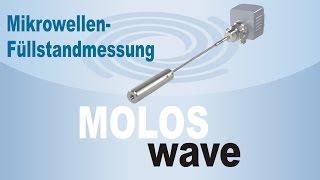 MOLOSwave  Füllstandsmessung mit RadarTechnologie die Mikrowelle läuft am Seil entlang [upl. by Hamas]