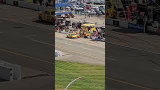 Nascar Joey Logano pitstop at Michigan International Speedway [upl. by Akeemaj151]