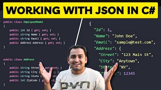 Serialization and Deserialization in C using SystemTextJson  Complete Course [upl. by Amilas629]