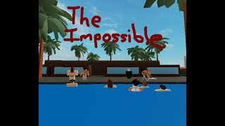 The Impossible  tsunami scene  but roblox [upl. by Pittman]