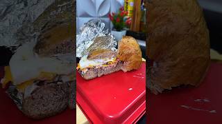 Easy breakfast ideas Strawberry bagel Stack easybreakfast breakfastideas cookingideas quickmeals [upl. by Alracal413]