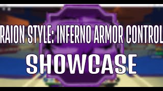 Raion Style Inferno Armor Control Showcase Shindo Life [upl. by Alaaj]