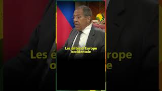 Lavrov fait le parallèle historique entre une quotpage honteusequot de lEurope et la situation actuelle [upl. by Adnaugal]