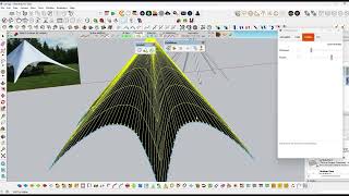 curviloft plugin  how to create complex model in sketchup [upl. by Doownel]