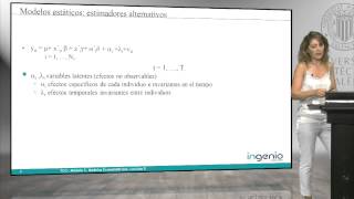 Modelos econométricosDatos de panel   UPV [upl. by Ainez]