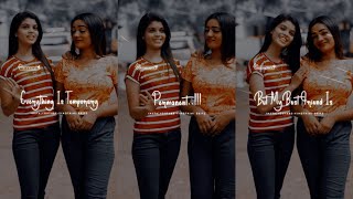 🧡👭🏼My Best Friend Is Permanent👭🏼🧡Bestie Whatsapp Status Tamil👭🏼🧡Friendship Goals👭🏼🧡 [upl. by Sheffield]