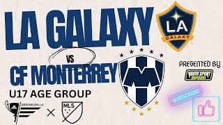 GA CUP 2024 CF MONTERREY VS LA GALAXY ACADEMY TIED GAME GOES TO PENALTY KICKS TWO KEEPER SAVES [upl. by Hiroshi]