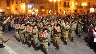 Fanfara dei Bersaglieri nel cammino di San Felice  Nicosia 24 maggio 2014 [upl. by Laius]