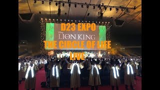 D23 Expo 2017 The Circle of Life Performed Live at The Lion King Panel [upl. by Otrebire]