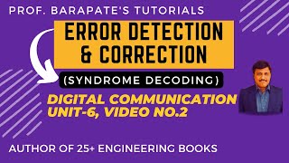 ERROR DETECTION AND CORRECTION SYNDROME DECODING [upl. by Russel]