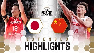 Japan 🇯🇵 vs China 🇨🇳  Extended Highlights  FIBA Asia Cup 2025 Qualifiers [upl. by Samuelson48]