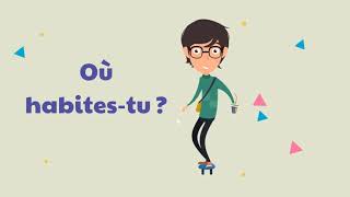 Où habites tu  Where do you live Level 1  Basic Questions [upl. by Bonne56]