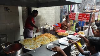 Very Fast Masala Dosa Making by quotThe Dosa Masterquot of Chauta Bazaar Indian Street Food Surat India [upl. by Ymmot208]