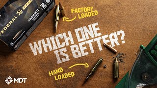 Reloading Vs Factory Ammo  Accuracy Comparison [upl. by Gerlac]