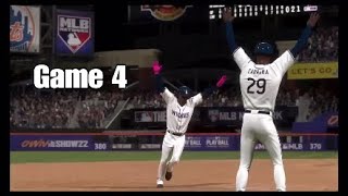 2054 NLCS Game 4  San Francisco Prospectors  Long Island Wickies  MLB The Show 22 [upl. by Wehhtam]