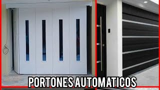 🥇 PORTONES MODERNOS 2024 🚀 DISEÑOS DE Puertas Electricas 💪 Portones Modernos con Puerta Incluida 🔔 [upl. by Bride]