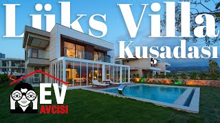 Kuşadasının En Lüks Villalarından Biri Hem Deniz Manzaralı Hem Merkezde  Kuşadası Satılık Villa [upl. by Ulyram]