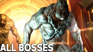 Doom 3 BFG  ALL BOSSES [upl. by Glynis]