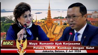 Senator Maya Rumantir Promosikan Sulut di Kamboja [upl. by Utir]