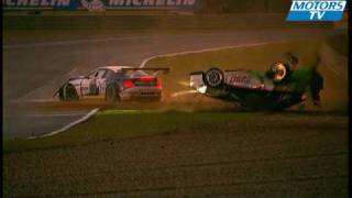 Terrible crash FIA GT 2009 Zolder [upl. by Lunneta573]