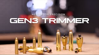 Henderson Precision Gen III Powered Case Trimmer  Review [upl. by Aicekal]