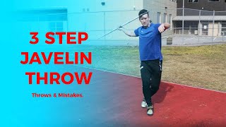 3 Step Javelin Throw [upl. by Sivolc900]