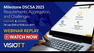 WEBINAR 1 Milestone DSCSA 2023 Requirements Aggregation and Challenges [upl. by Gnouv]