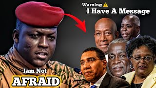 President Ibrahim Traoré’s Warning To All Black Leaders Jamaica Africa The Caribbean  Must Watch [upl. by Aiz]