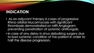 Transcutaneous Retrobulbar Amphotericin B injection in cases of Rhinoorbital mucormycosis [upl. by Ssegrub]