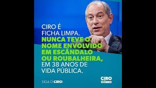 Ciro Gomes Biografia  ‘Resumo do Resumo’  Presidente do Brasil em 2018  Eleições [upl. by Ayotahc]