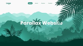 CSS Parallax Scrolling Website  How to Make Website using HTML CSS and Javascript [upl. by Amarette]