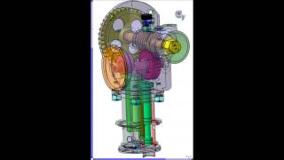 Clerget 9B Rotary Engine Oil Pump WORKING [upl. by Tnelc774]