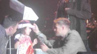 Nicky Byrne speech and Beautiful tonight Live at the marquee 2011 front row [upl. by Nikkie]