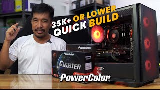 AMD RX 7600 Php 35K Gaming PC Build amp Timelapse ft Powercolor RX 7600 Video Card Overview 2023 [upl. by Aniraad89]