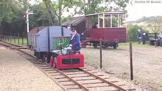 Halesworth to Southwold Narrow Gauge Railway Society Blythburgh Station Sept 2024 Curve Ended Wagon [upl. by Adnav]