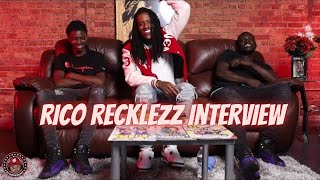 Rico Recklezz FULL INTERVIEW Butta FBG Duck FYB J Mane amp Tay Savage PUSHING PEACE more DJUTV [upl. by Tolmann147]