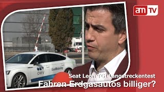 Erdgas Verbrauchsfahrt im Seat Leon [upl. by Terrell]