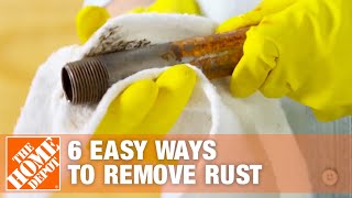 6 Easy Ways to Remove Rust from Tools amp Hardware  The Home Depot [upl. by Kore]