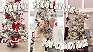 Finally decorating for Christmas  Vlogmas day 13 Alyssa amp Dallin [upl. by Hacker]